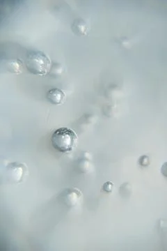 Blue bubble texture Stock Photos