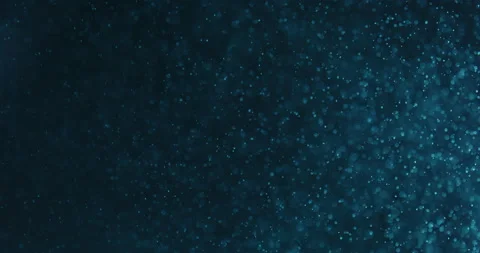 Blue Bubbles And Particles In Water Against Black Background 스톡 동영상 167654183