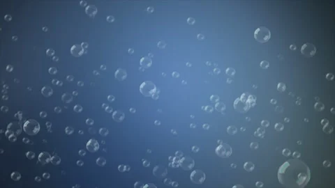 Blue bubbles in a background animation Stock Footage 241570894