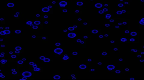 Blue bubbles background Stock Footage 45276360