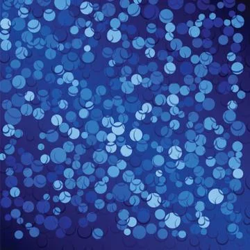 Blue bubbles background Stock Illustration