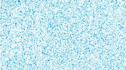 Blue Bubbles Circles on White Background Dots Stock Illustration