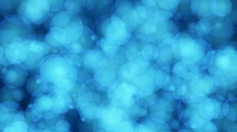 Blue Bubbles Flowing Upward Stock Footage 12674257