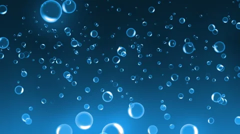Blue Bubbles Video stock 4910882