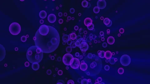 Blue Bubbles Stock Footage 21527354