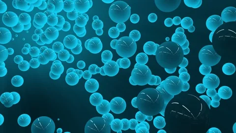Blue bubbles Stock Footage 109502204