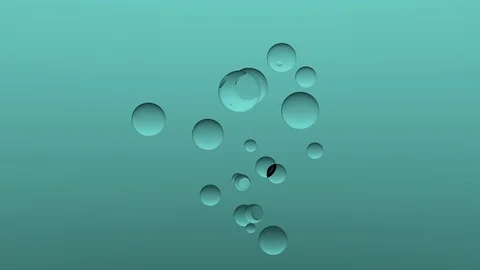 Blue Bubbles Video stock 122247425