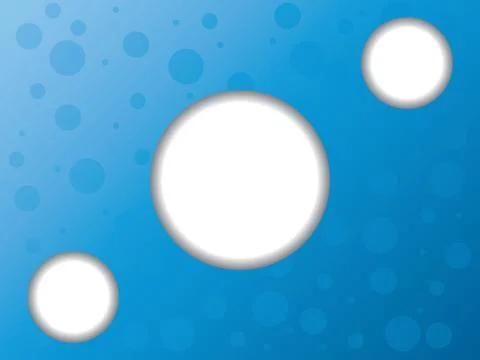 Blue bubbles Stock Illustration
