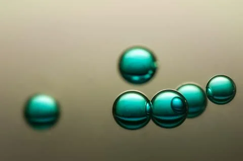 Blue bubbles Stock Photos