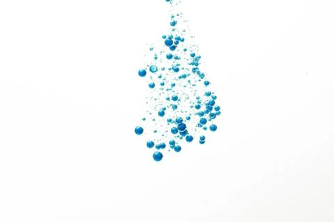 Blue bubbles Stock Photos