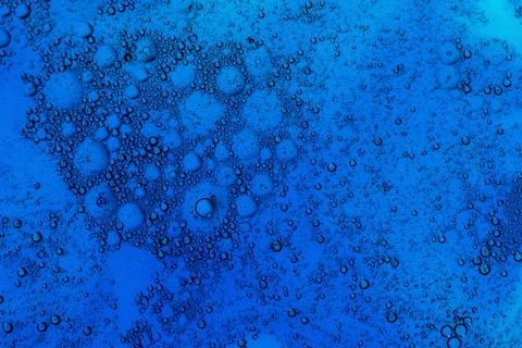 Blue bubbles Stock Photos