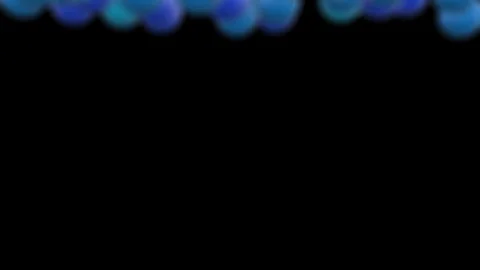 Blue Bubbles Transition Stock Footage 100531664