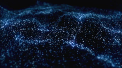 Blue Bubbles Waves Stock Footage 184390465