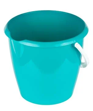 Blue bucket Stock Photos