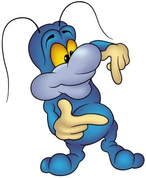 Blue Bug Stock Illustration