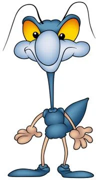 Blue Bug Stock Illustration