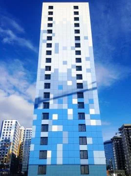 Blue building Foto stock