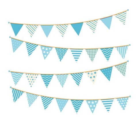 Blue Bunting 스톡 일러스트