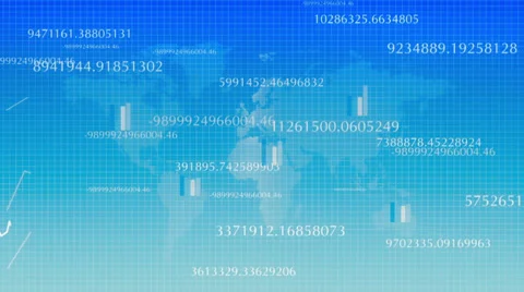 Blue Business background 動画素材 33002109