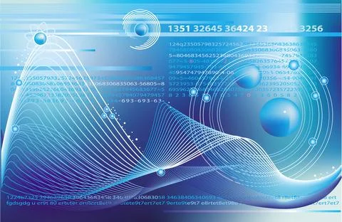 Blue business background Stock Illustration