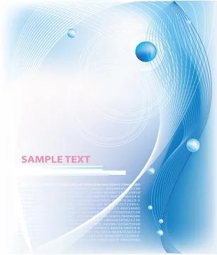 Blue business background - vector illustration Stock Illustration