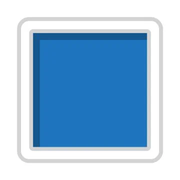 Blue Button Icon Stock Illustration