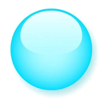 Blue button Stock Illustration