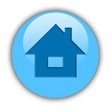 Blue button Stock Illustration