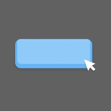 Blue Button mouse click vector illustration Stock Illustration