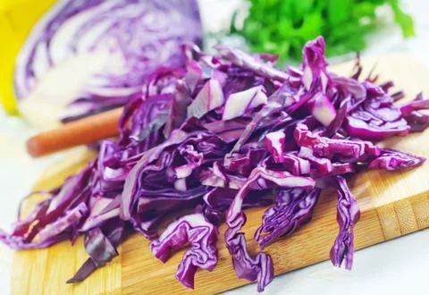 Blue cabbage Stock Photos