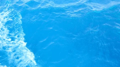Blue Calm Ocean Stock Footage 129372213