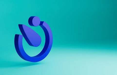Blue Camera timer icon isolated on blue background. Photo exposure. Stopwatch Stock Illustration