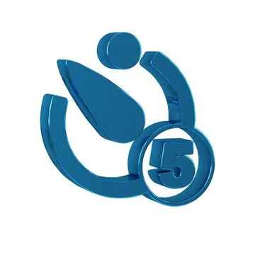 Blue Camera timer icon isolated on transparent background. Photo exposure. .. イラスト素材