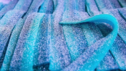 Blue Candies Texture Stock Footage 79657002