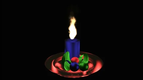 Blue candle Vidéo 81859560