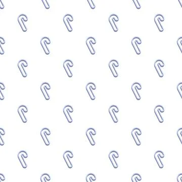 Blue candy cane seamless pattern for holiday gift wrap Stock Illustration