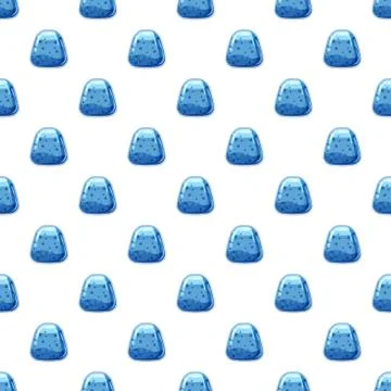 Blue candy pattern Stock Illustration