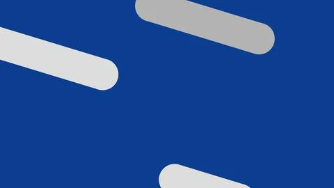 Blue canvas with several light grey rounded bars diagonally across the frame, Illustrazione stock