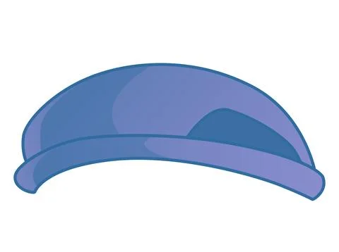 Blue Cap Icon Stock Illustration