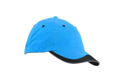 Blue cap isolated on white Stock Photos
