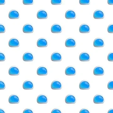 Blue capsule elements creating seamless abstract pattern 库存插图