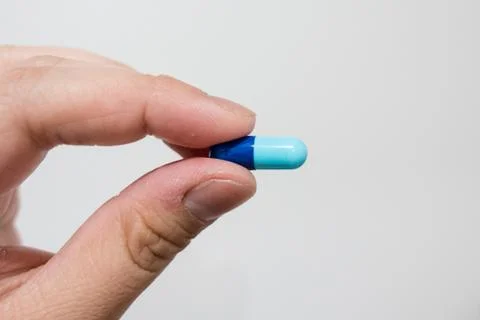 Blue Capsule Stock Photos