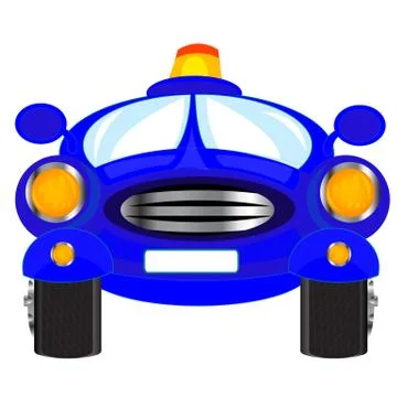 Blue car Stock Illustration