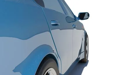 Blue car Stock Illustration