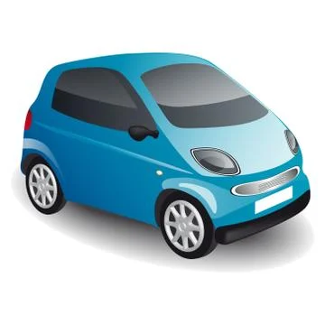Blue car Stock Illustration