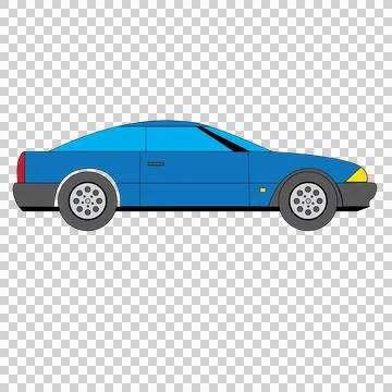 Blue car Illustrazione stock