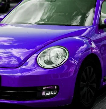 Blue car Foto stock