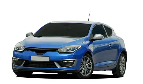 Blue car Stock Photos