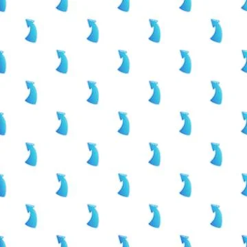Blue cartoon arrows creating seamless repeat pattern design Stock Illustration