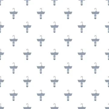 Blue cartoon sinks seamless pattern background Stockillustratie